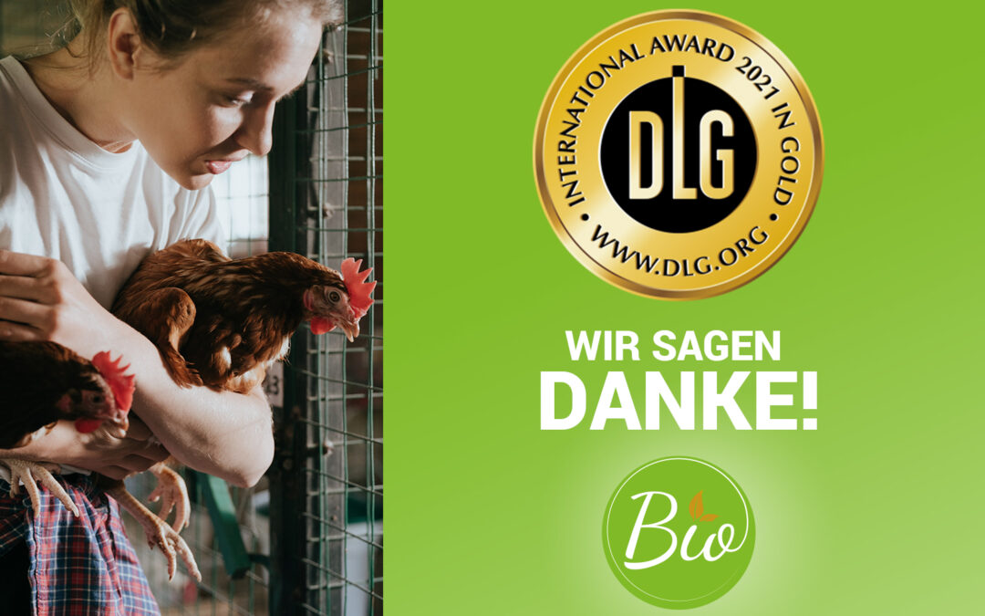 Unsere Bio-Hühner haben es nicht nur gut, sie wurden auch ausgezeichnet!