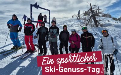 Ein sportlicher Ski-Genuss-Tag
