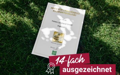 14-fach ausgezeichnet: Qualität, auf die Verlass ist
